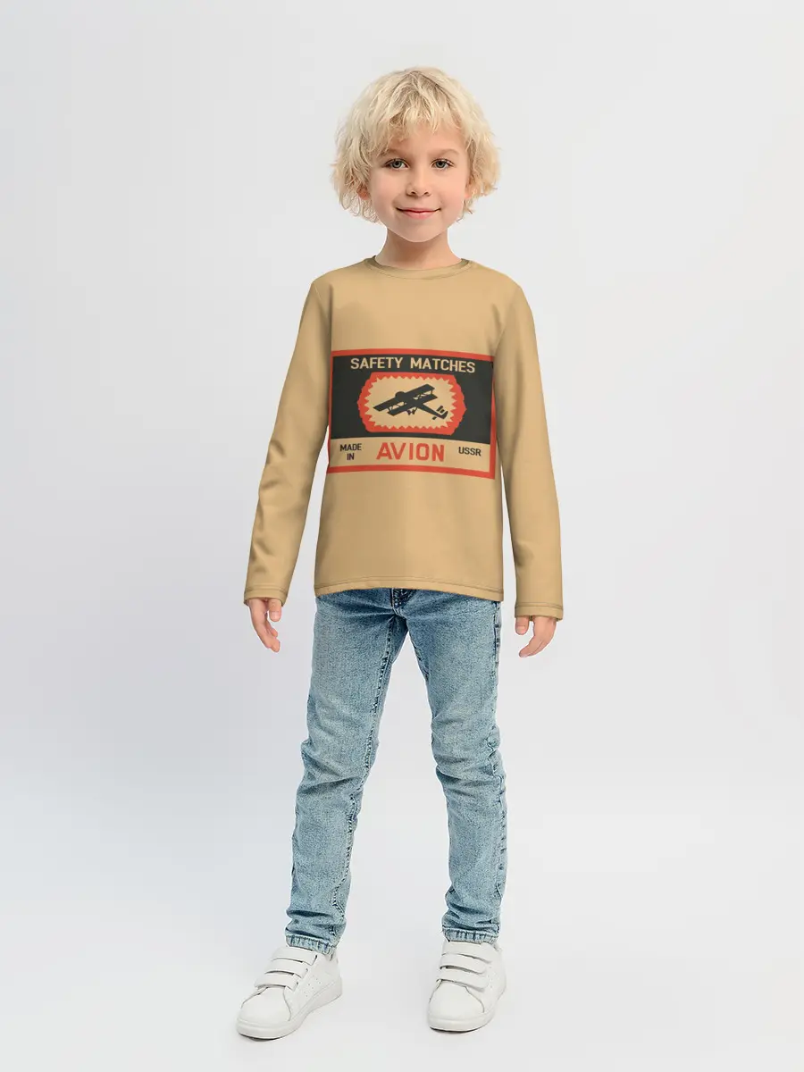 Детский лонгслив / Спички