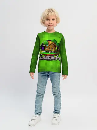 Детский лонгслив / Minecraft