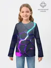 Детский лонгслив / НЕОНОВЫЙ РАЗЛОМ | 3Д РАЗЛОМ