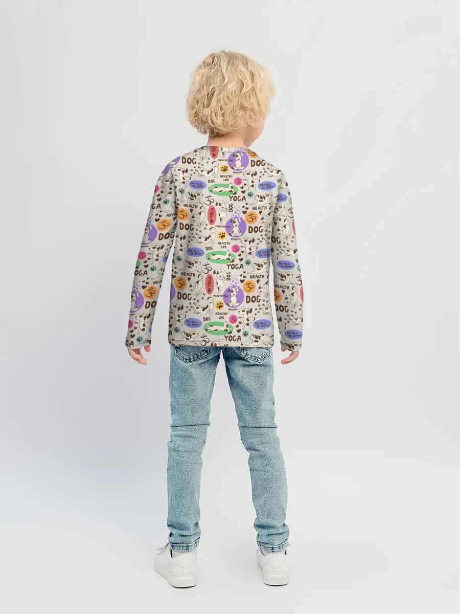 Детский лонгслив / Йога