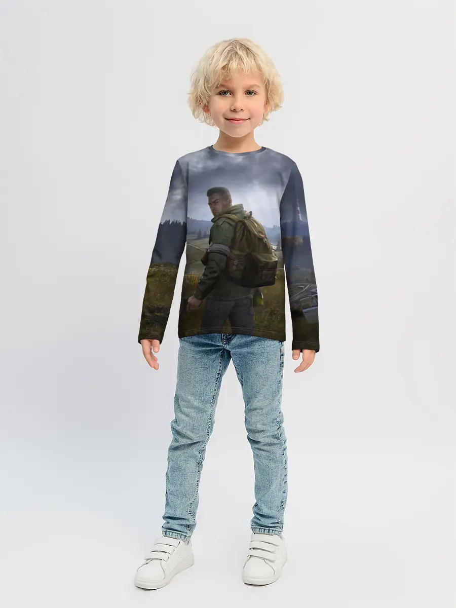 Детский лонгслив / DAYZ POSTER | ДЕЙЗИ ПОСТЕР