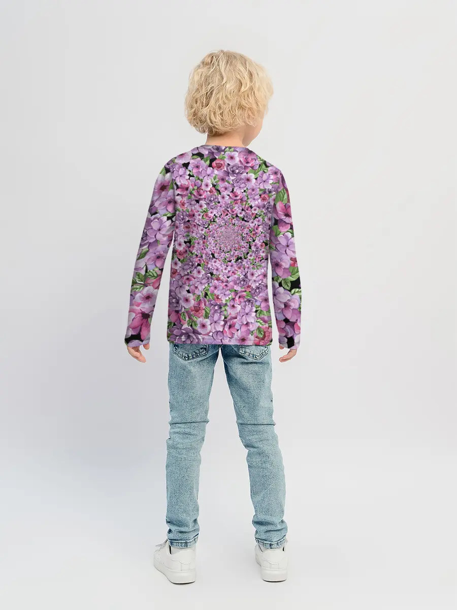 Детский лонгслив / СИРЕНЬ | VIOLET LILAC