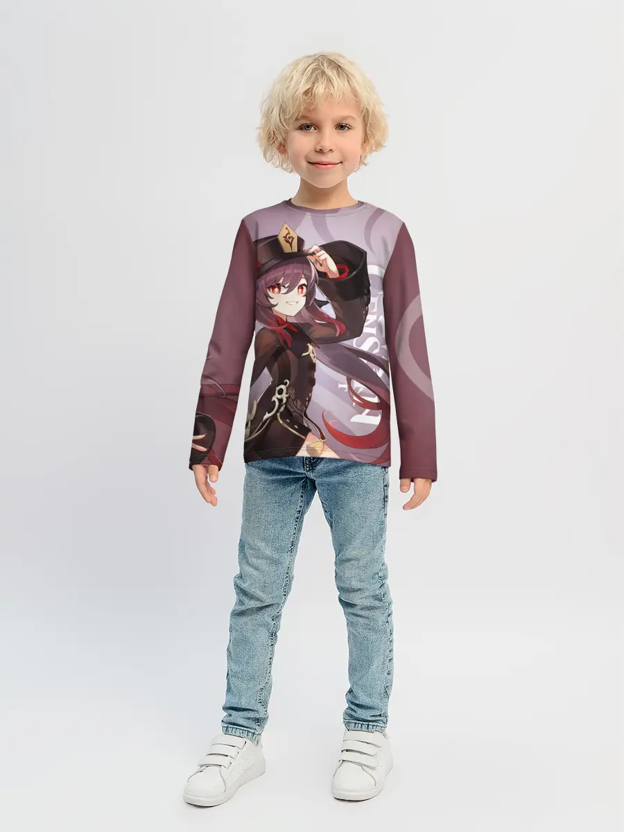 Детский лонгслив / GENSHIN IMPACT, ХУ ТАО