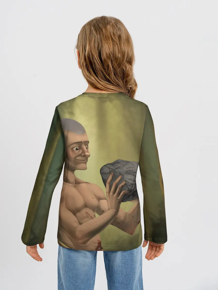 Детский лонгслив / Rust