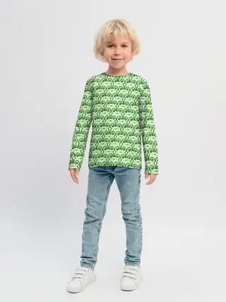 Детский лонгслив / милые лягушки