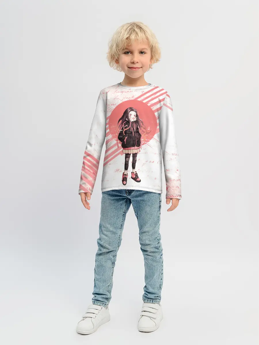 Детский лонгслив / Незуко Камадо Клинок, рассекающий демонов