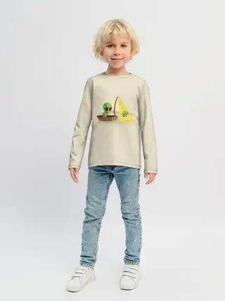 Детский лонгслив / Alien Fishing