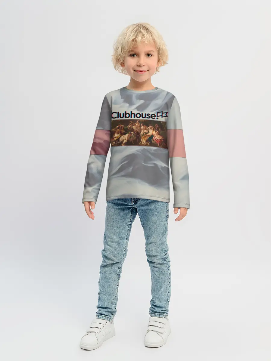 Детский лонгслив / Clubhouse Welcome | Клабхаус