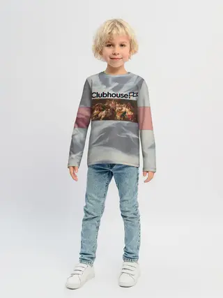 Детский лонгслив / Clubhouse Welcome | Клабхаус