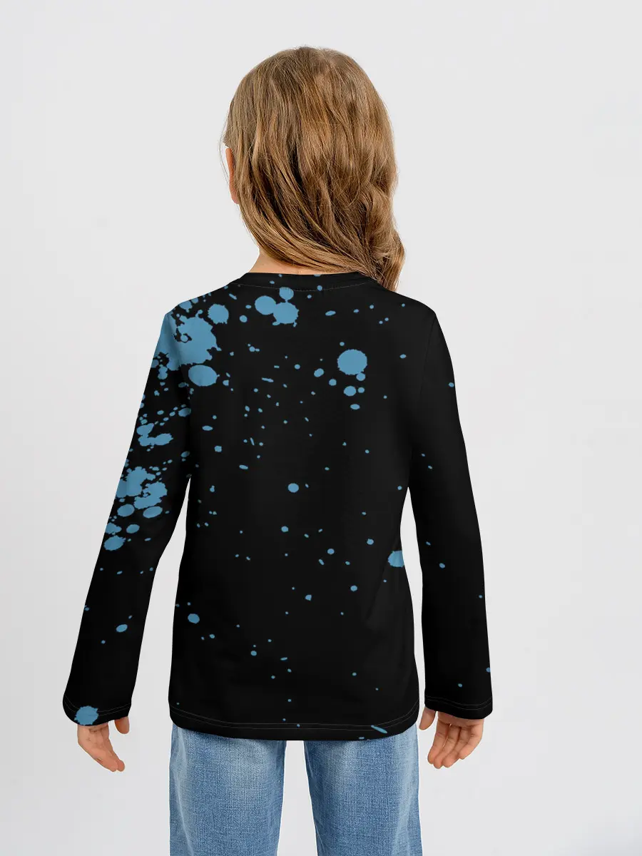 Детский лонгслив / Grand Theft Mario V