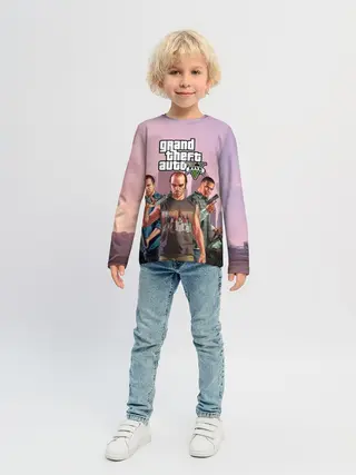 Детский лонгслив / Персонажи ГТА 5