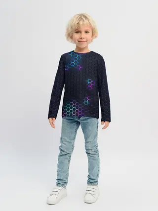 Детский лонгслив / НЕОНОВАЯ БРОНЯ | НЕО БРОНЯ