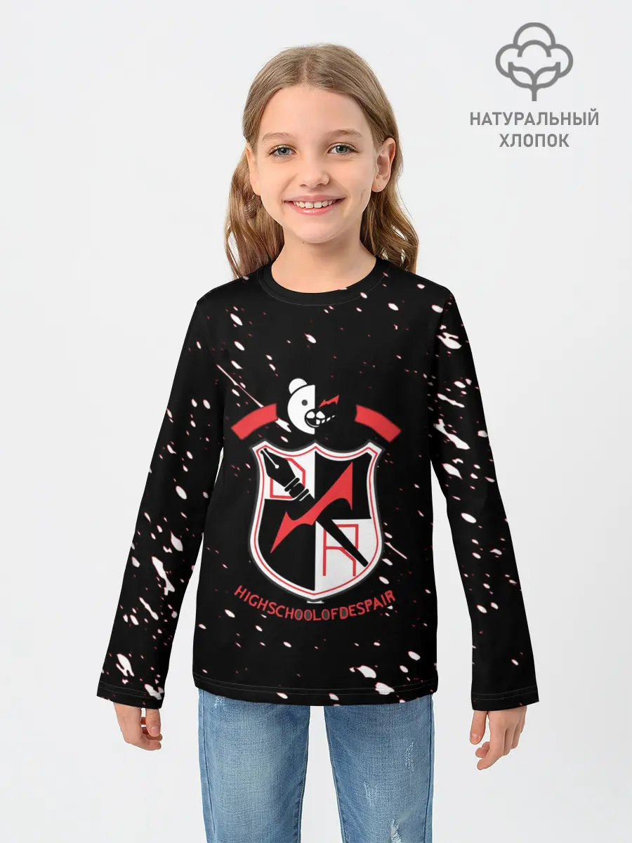 Детский лонгслив / danganronpa logo