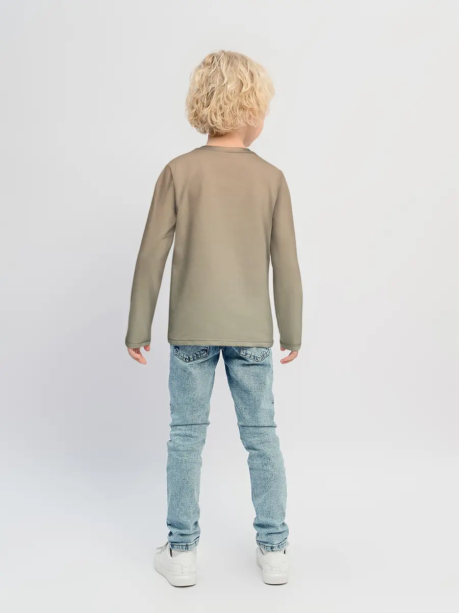 Детский лонгслив / Девушка ящерица