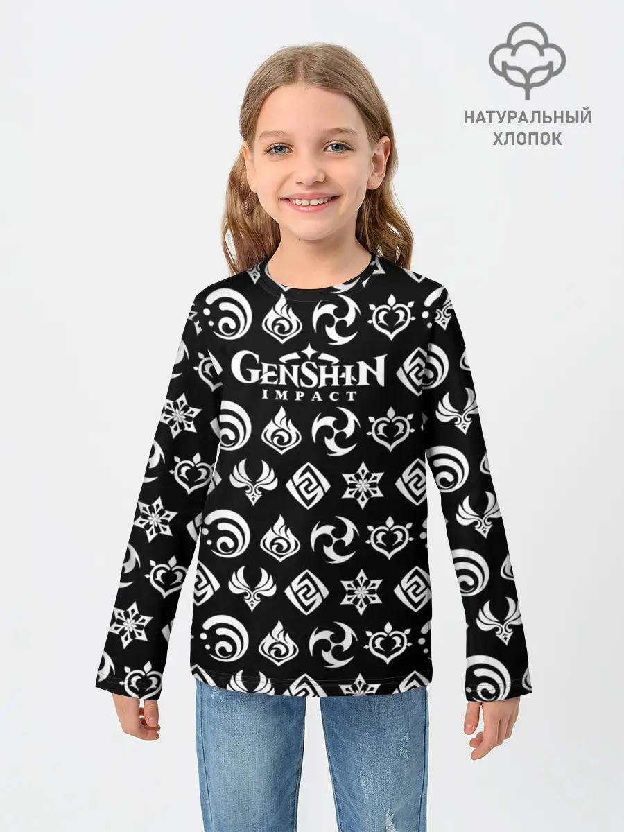 Детский лонгслив / Genshin Impact