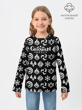 Детский лонгслив / Genshin Impact