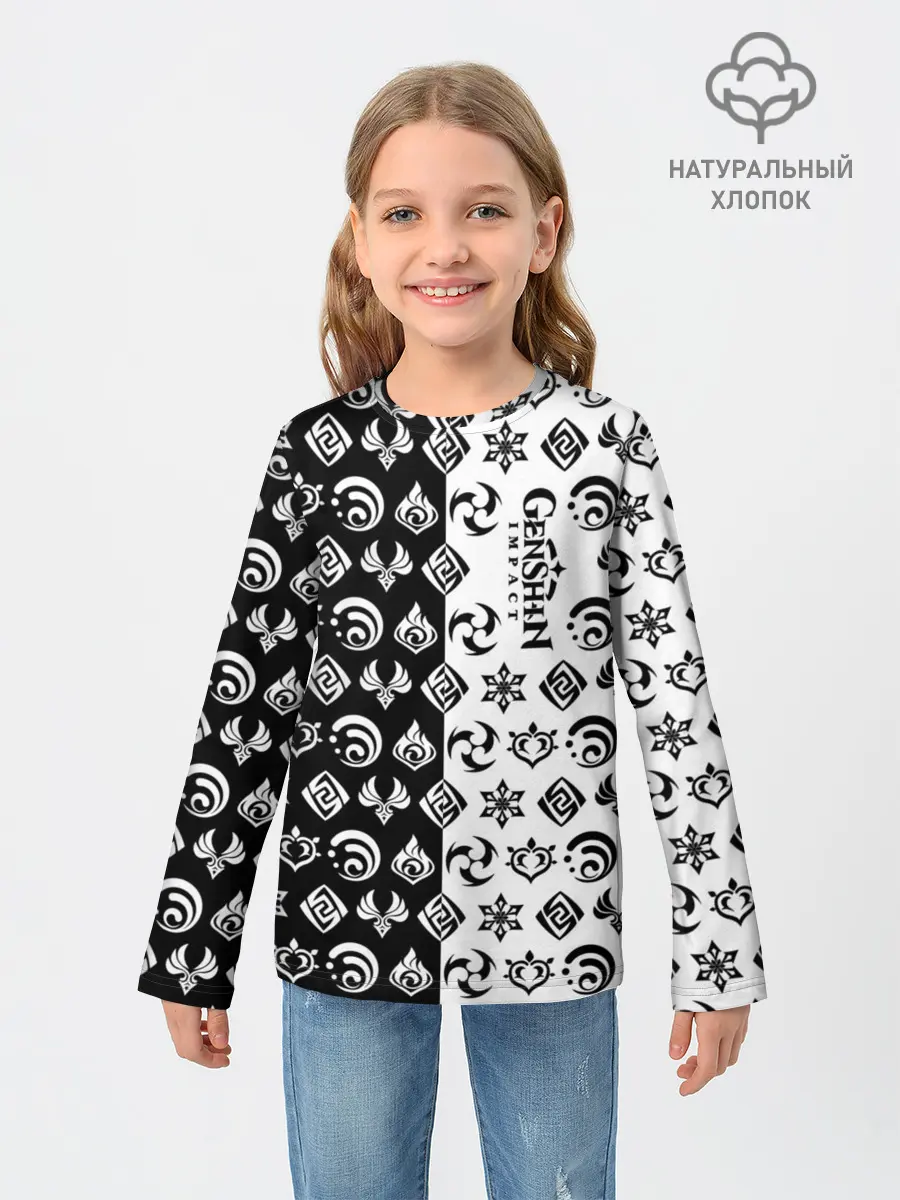 Детский лонгслив / Genshin Impact