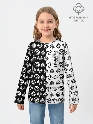 Детский лонгслив / Genshin Impact