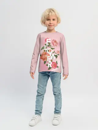 Детский лонгслив / Flower