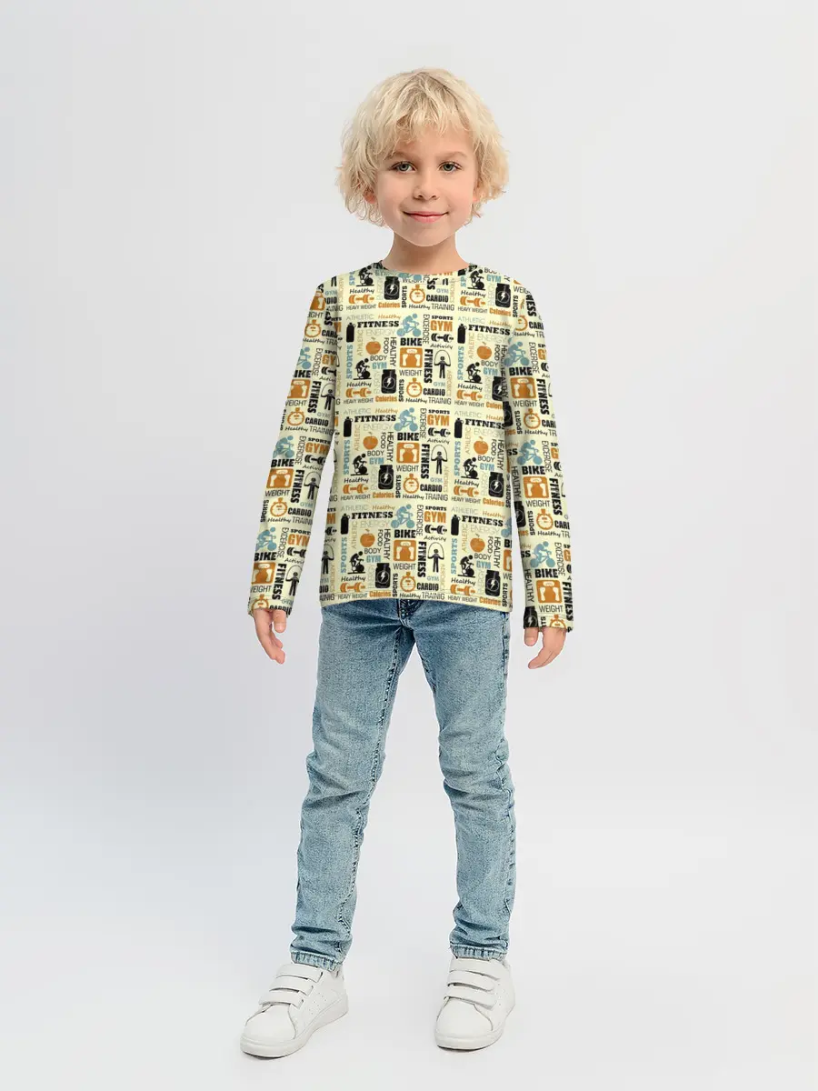 Детский лонгслив / Спорт