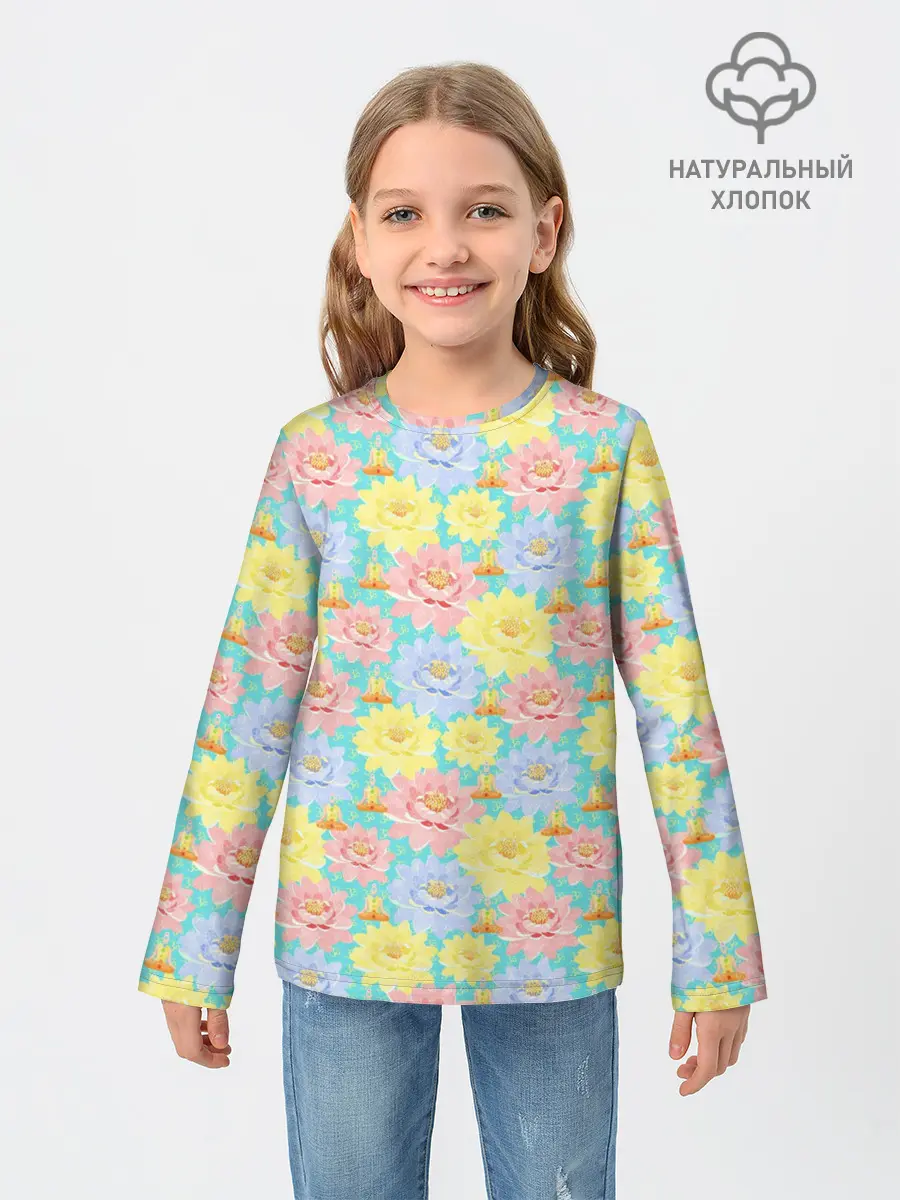 Детский лонгслив / Йога