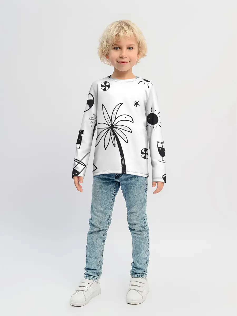 Детский лонгслив / Летние вайбы