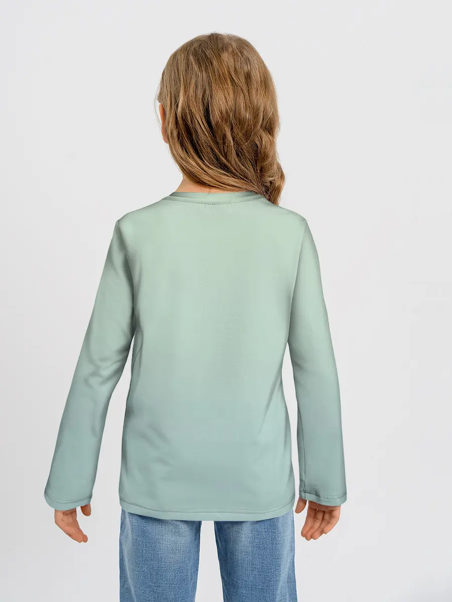 Детский лонгслив / акварельные панды