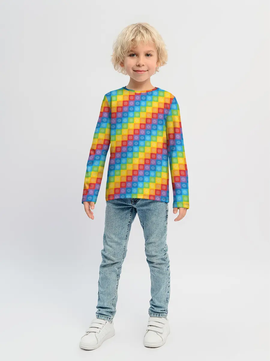 Детский лонгслив / Чакры