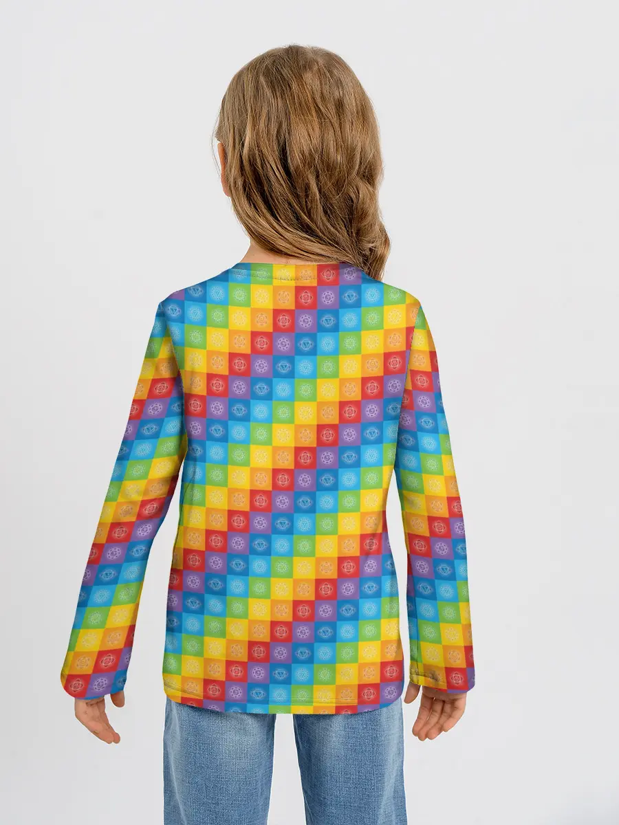 Детский лонгслив / Чакры