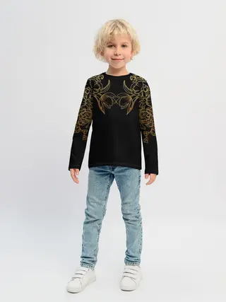 Детский лонгслив / Цветы