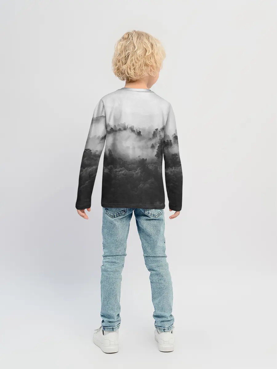 Детский лонгслив / Лес