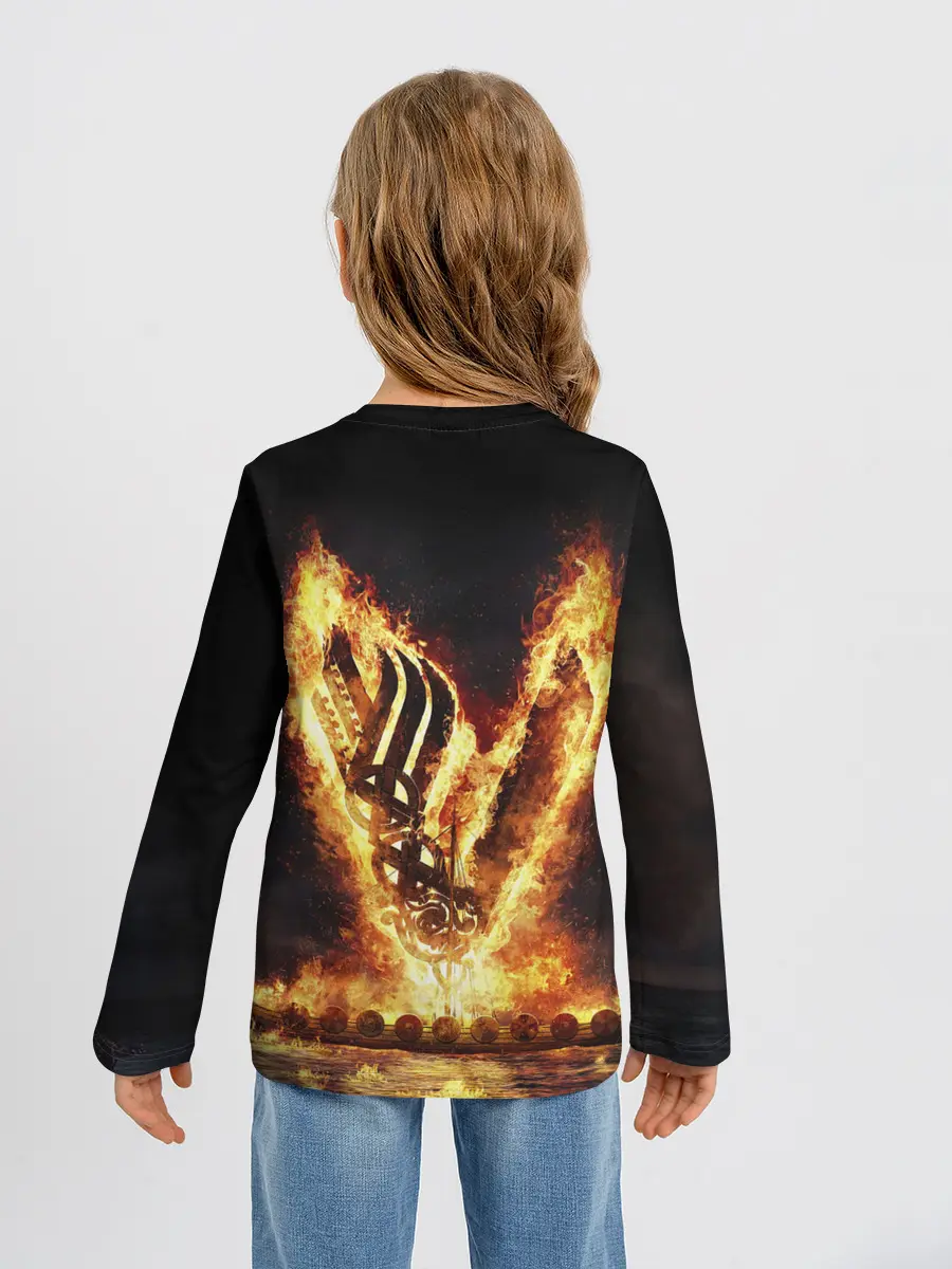 Детский лонгслив / ВИКИНГИ | VIKINGS | V