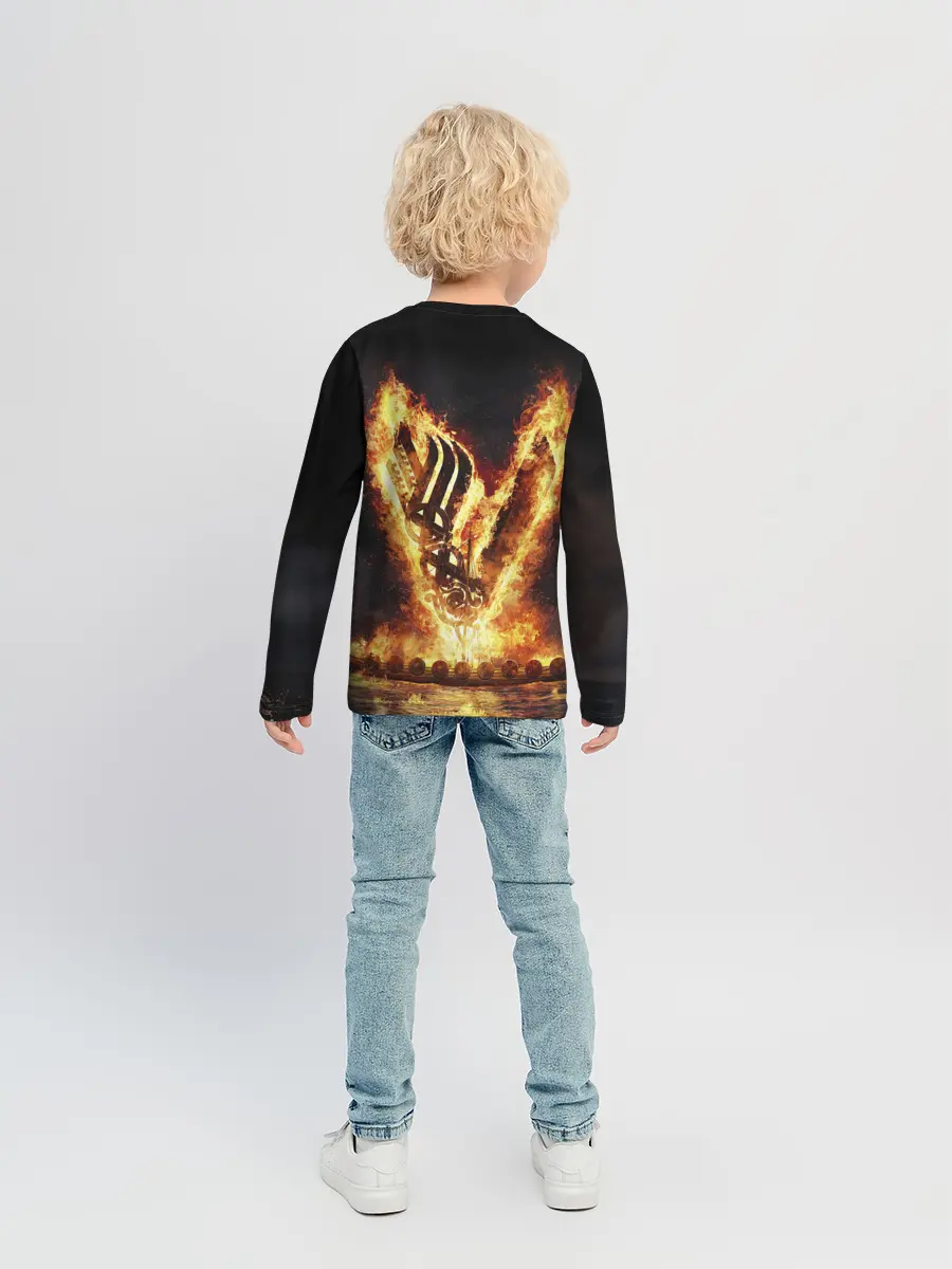 Детский лонгслив / ВИКИНГИ | VIKINGS | V