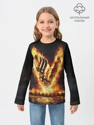 Детский лонгслив / ВИКИНГИ | VIKINGS | V