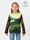 Детский лонгслив / Красивый лес