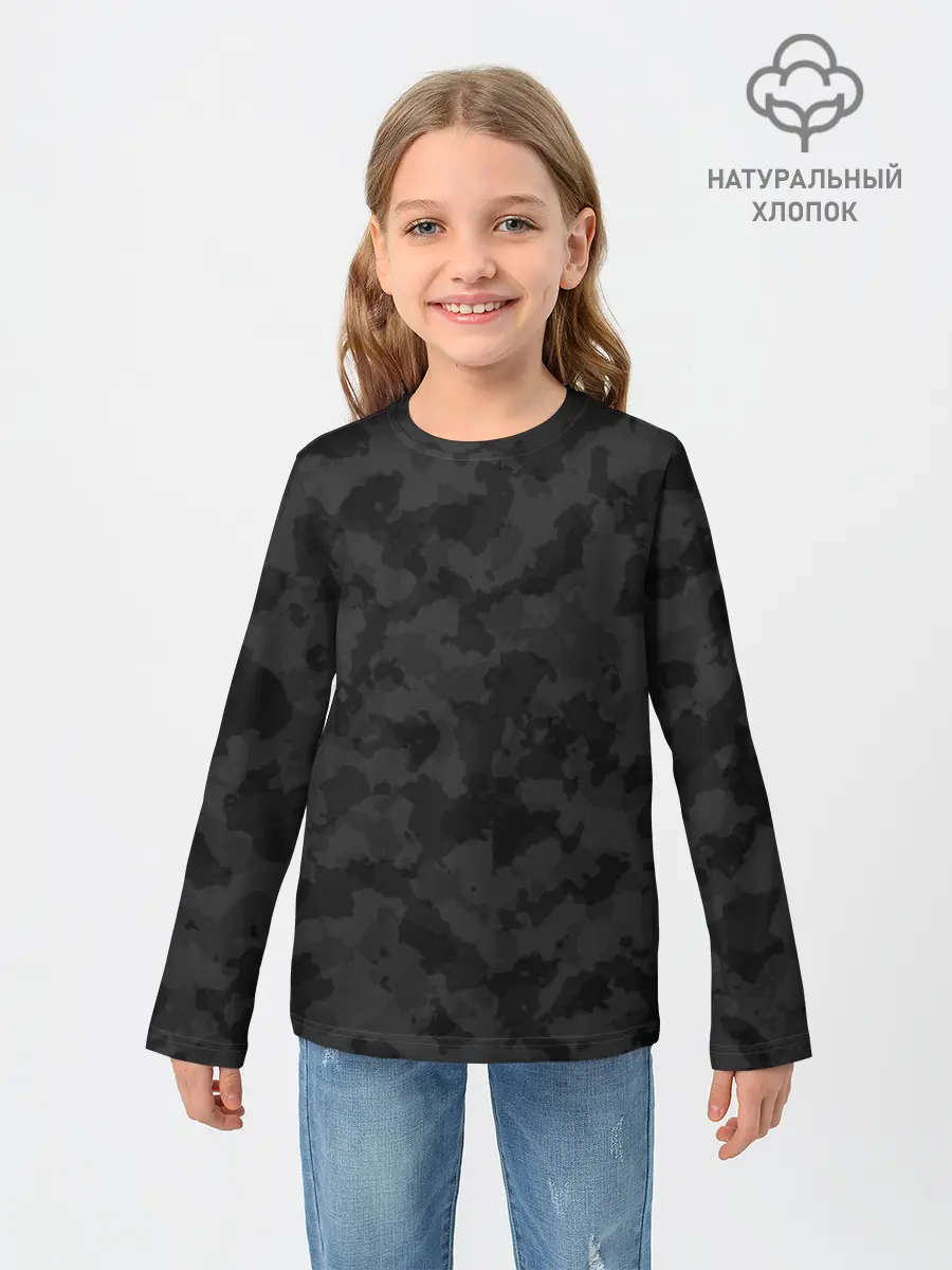 Детский лонгслив / СПЕЦ КАМУФЛЯЖ