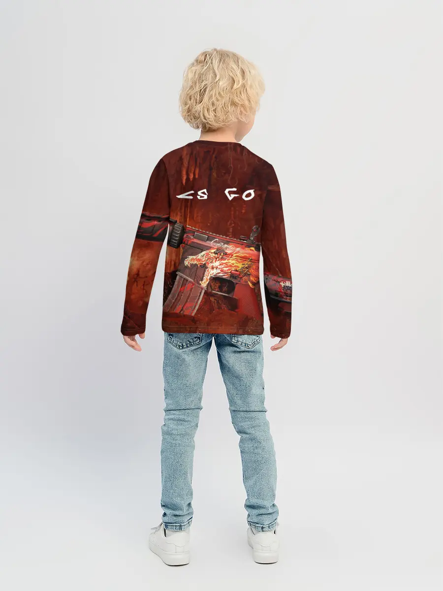 Детский лонгслив / CS GO M4A4 HOWI