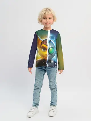 Детский лонгслив / Рэтчет и Кланr