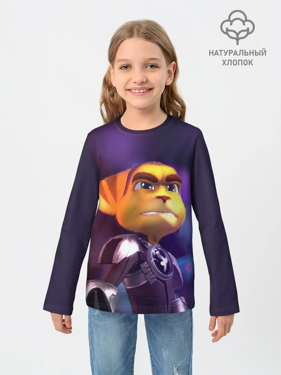 Детский лонгслив / Рэтчет и Кланr