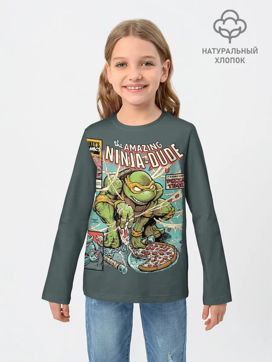 Детский лонгслив / Микеланджело