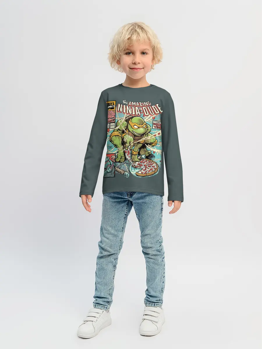 Детский лонгслив / Микеланджело