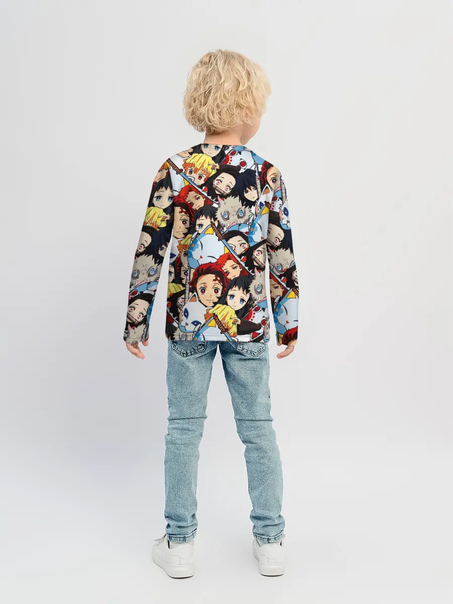 Детский лонгслив / КЛИНОК, РАССЕКАЮЩИЙ ДЕМОНОВ