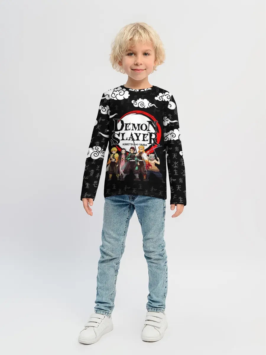 Детский лонгслив / КЛИНОК, РАССЕКАЮЩИЙ ДЕМОНОВ