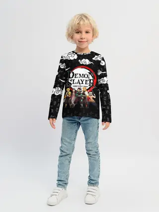 Детский лонгслив / КЛИНОК, РАССЕКАЮЩИЙ ДЕМОНОВ