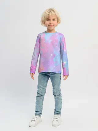 Детский лонгслив / Просто космос