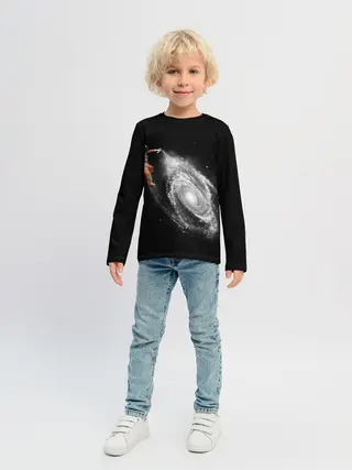 Детский лонгслив / Художник Космонавт