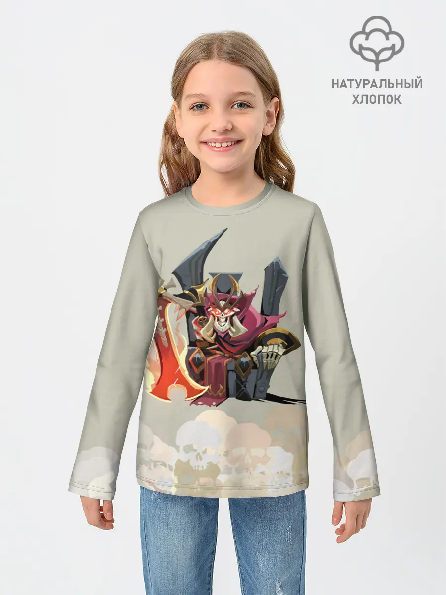 Детский лонгслив / Король | Dota 2