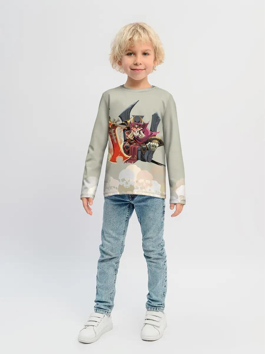 Детский лонгслив / Король | Dota 2