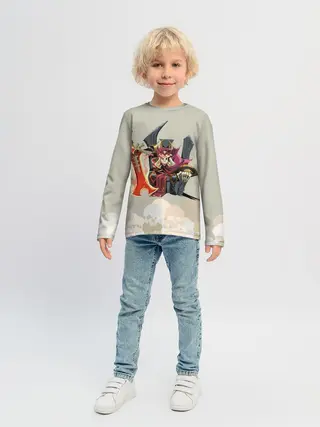 Детский лонгслив / Король | Dota 2