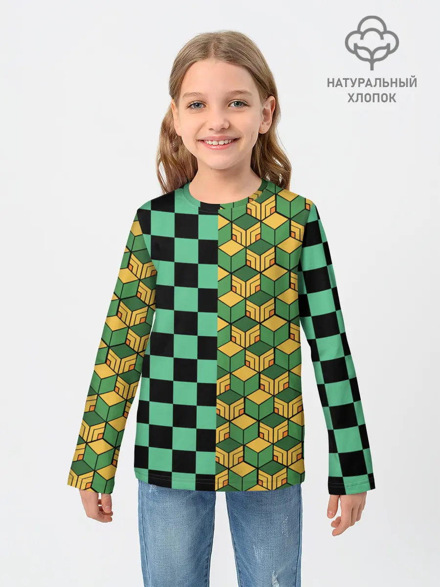 Детский лонгслив / ГИЮ ТОМИОКА | TANJIRO KAMADO